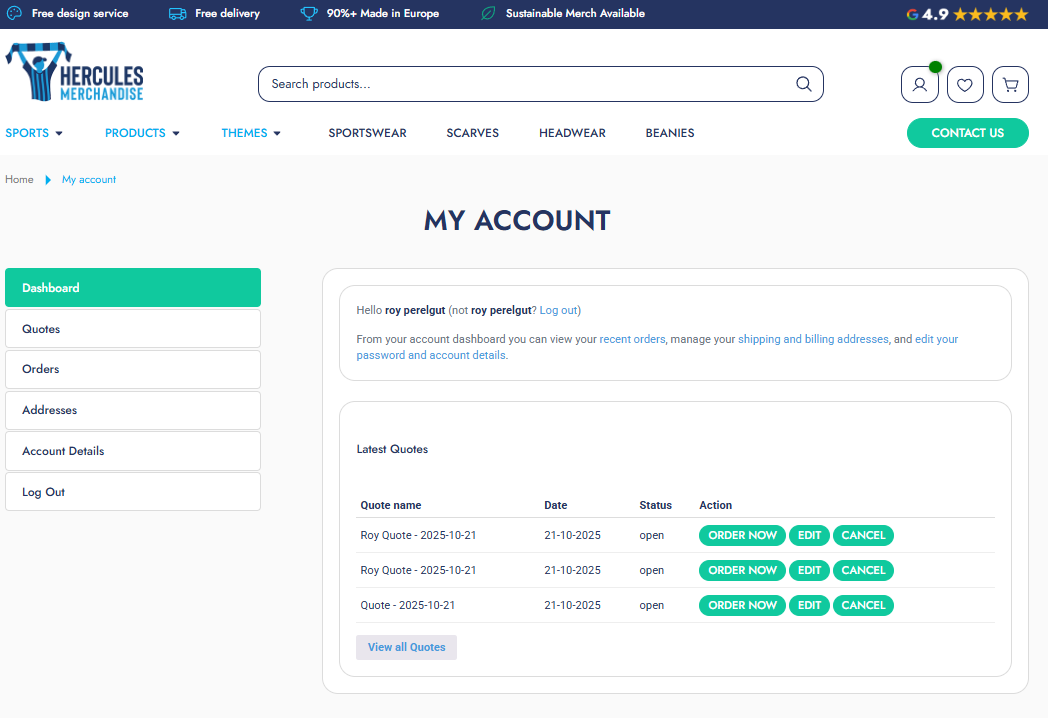 Hercules Merchandise - Screenshot 4